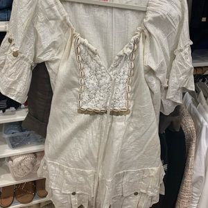 Everything but Water Oversized Metallic Sundress XS/S